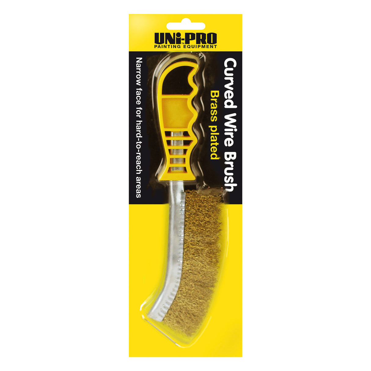 Curved Brass Wire Brush