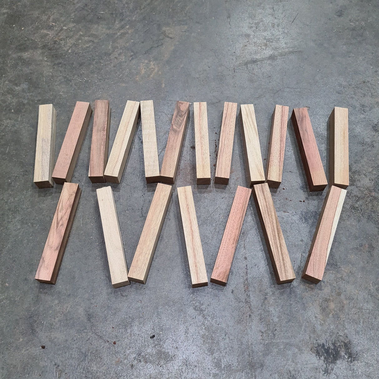 Oversize Camphor Laurel Pen Turning Blanks 30mm x 30mm x 130