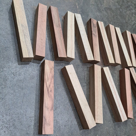 Oversize Camphor Laurel Pen Turning Blanks 30mm x 30mm x 130