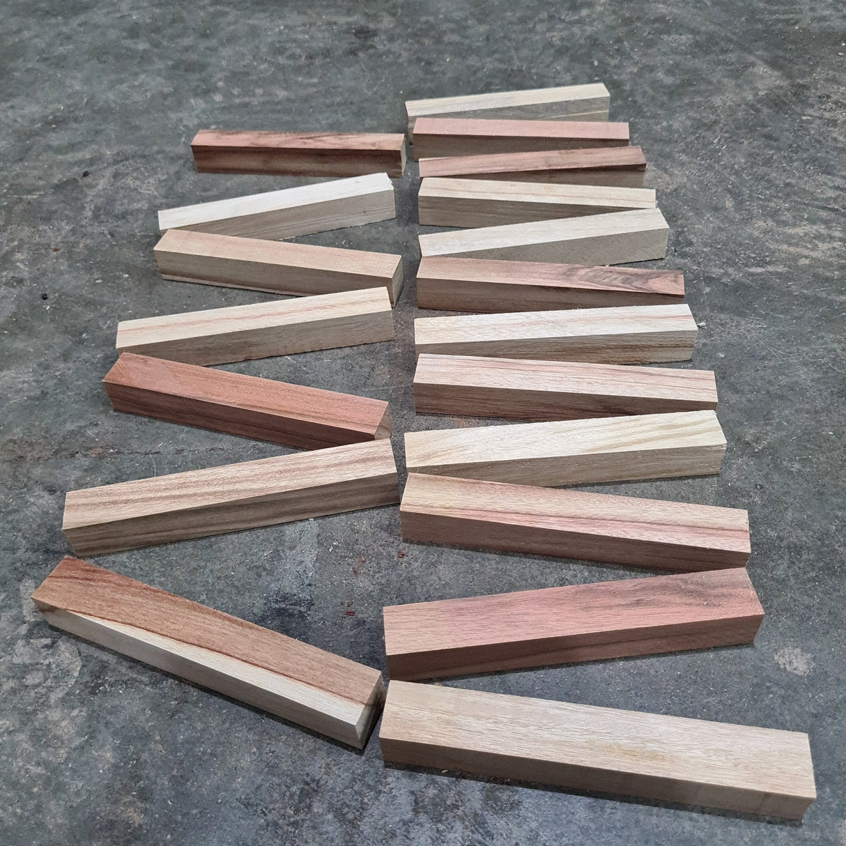 Oversize Camphor Laurel Pen Turning Blanks 30mm x 30mm x 130