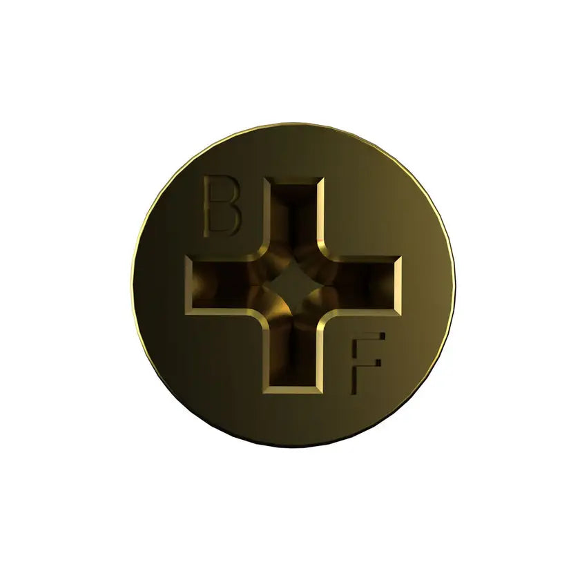 Bremick™ 8G Chipboard Screws Yellow Zinc PH2