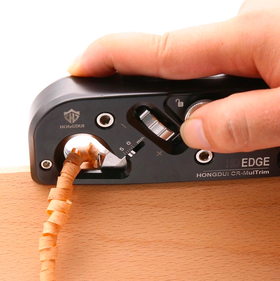 2 In 1 Chamfer & Roundover Edge Plane - Includes 3 Carbide Inserts - By Hongdui Tools