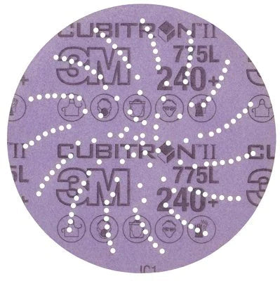 150mm/6" - 3M™ Cubitron II Hookit Clean Sanding Film Disc 775L