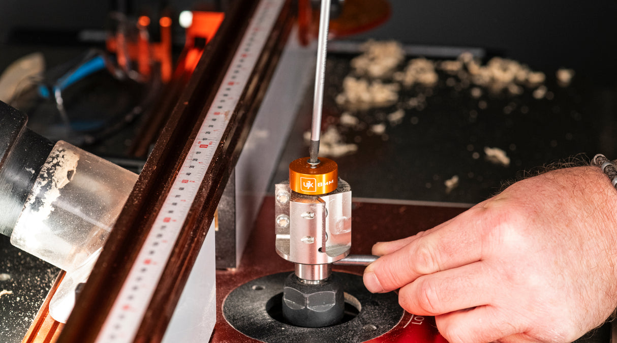 UJK Three Wing Rebate Cutter Metric Collar - 1/2" Shank