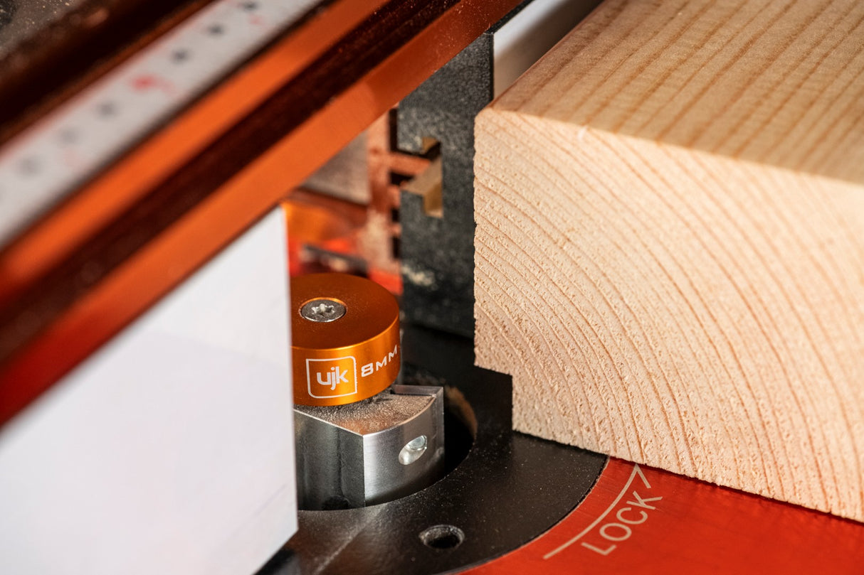 UJK Three Wing Rebate Cutter Metric Collar - 1/2" Shank