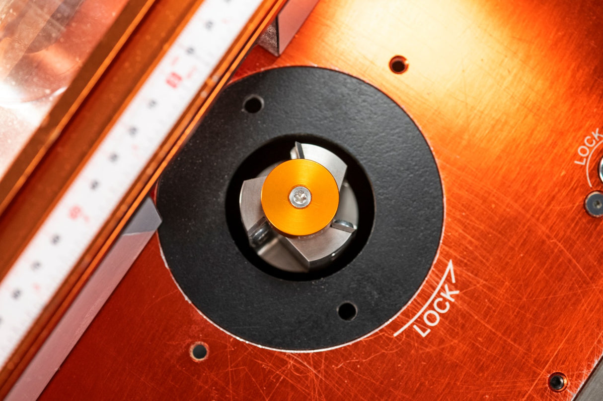 UJK Two Wing Rebate Cutter Metric Collar Set - 1/2" Shank