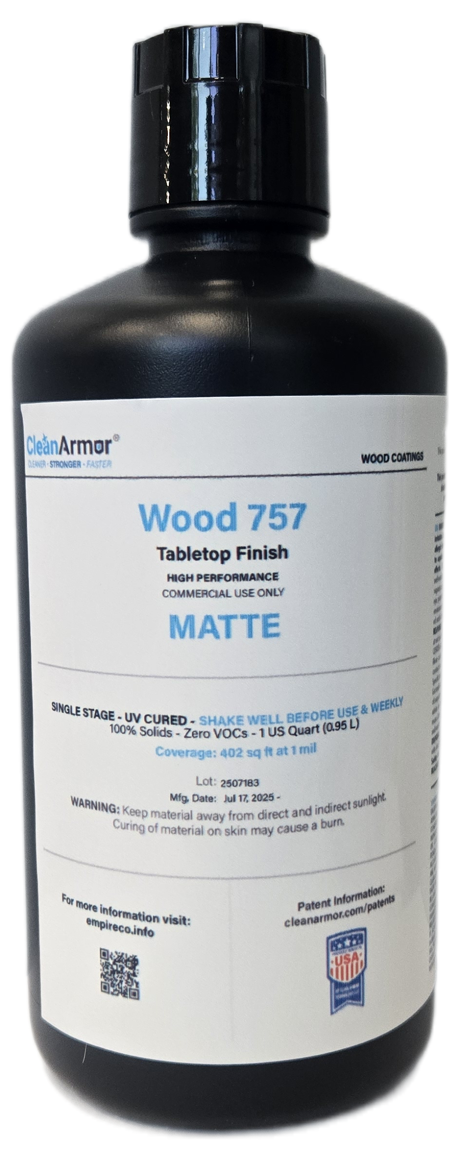 Clean Armor 757 Commercial Tabletop Finish | Matt
