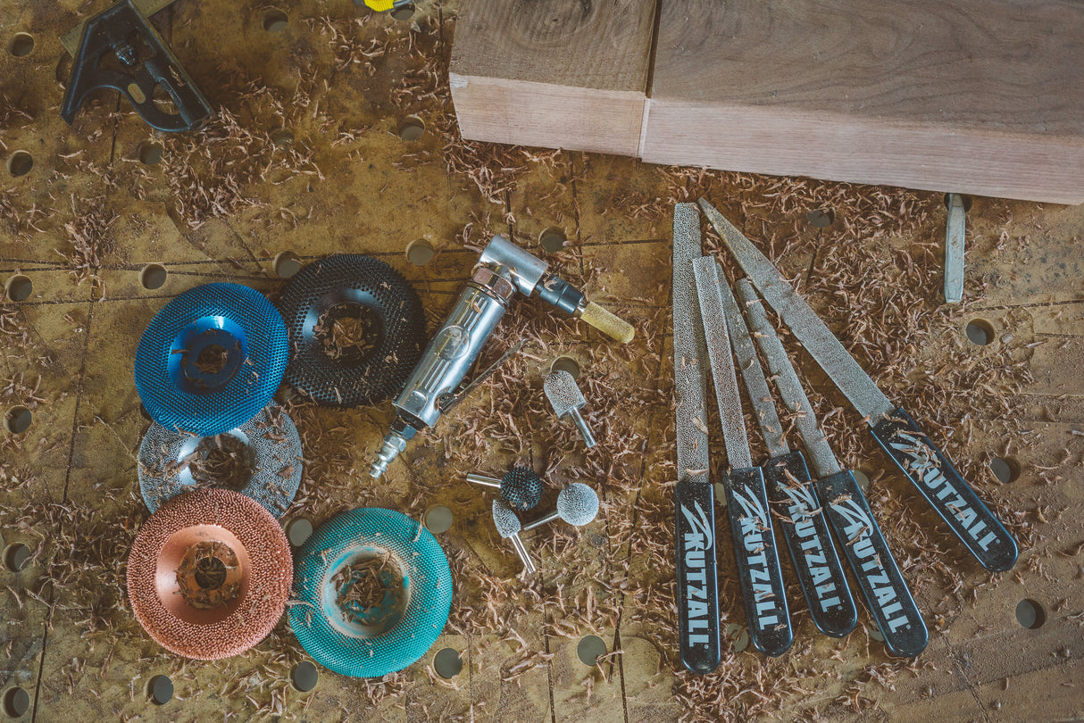 Kutzall 1/2" x 1-1/2" Ball Nose Burr - 1/4" Shank