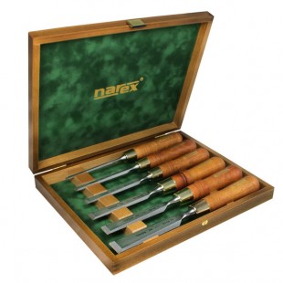 Narex Premium Bevel Edge Cabinet Chisels - Set of 6