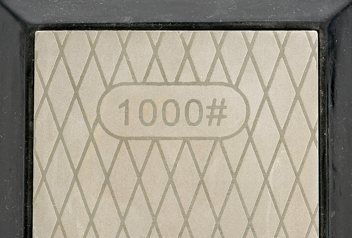 Diamond Sharpening Stone With Rubber Stand