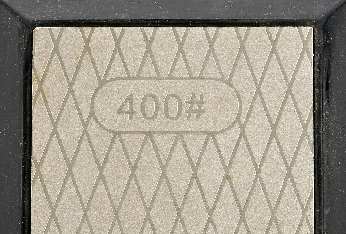 Diamond Sharpening Stone With Rubber Stand