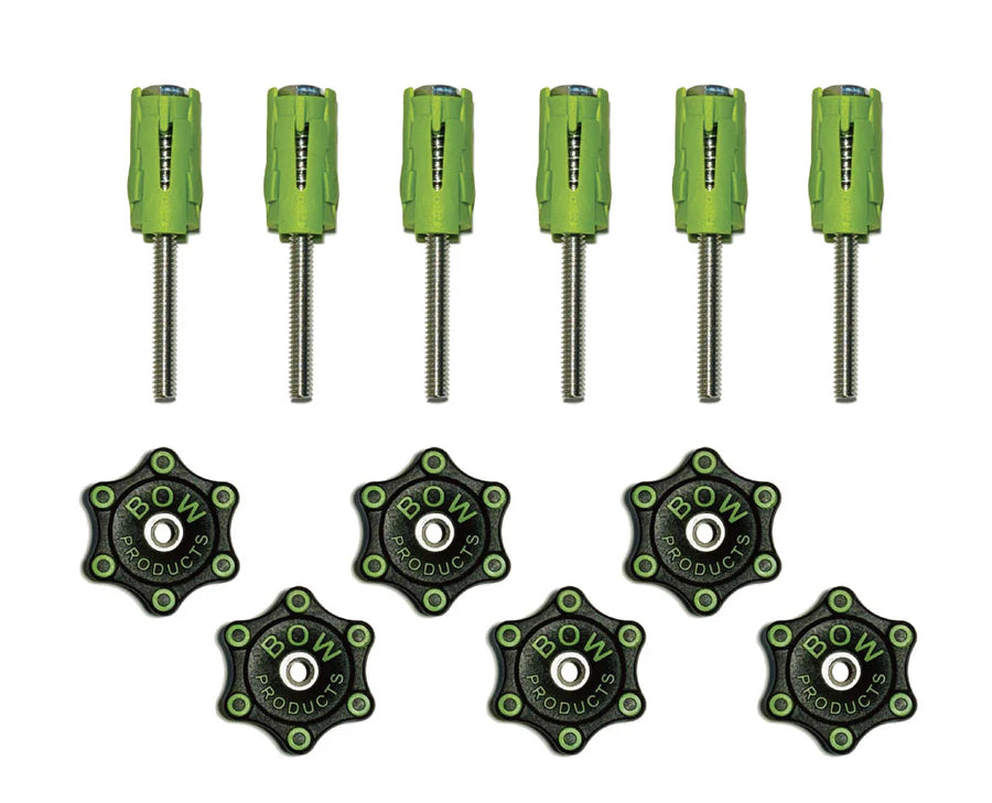 Bow Products Pack of Dogs Expandable Woodworking Bench Dogs suits 3/4in & 20mm Dog Holes