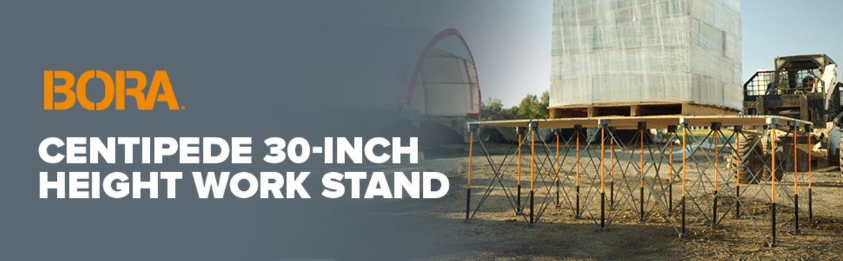 BORA Centipede Workstand 1.2m x 2.4m x 0.75m Unit, 4 X-Cups, 4 Clamps, C/S Bag