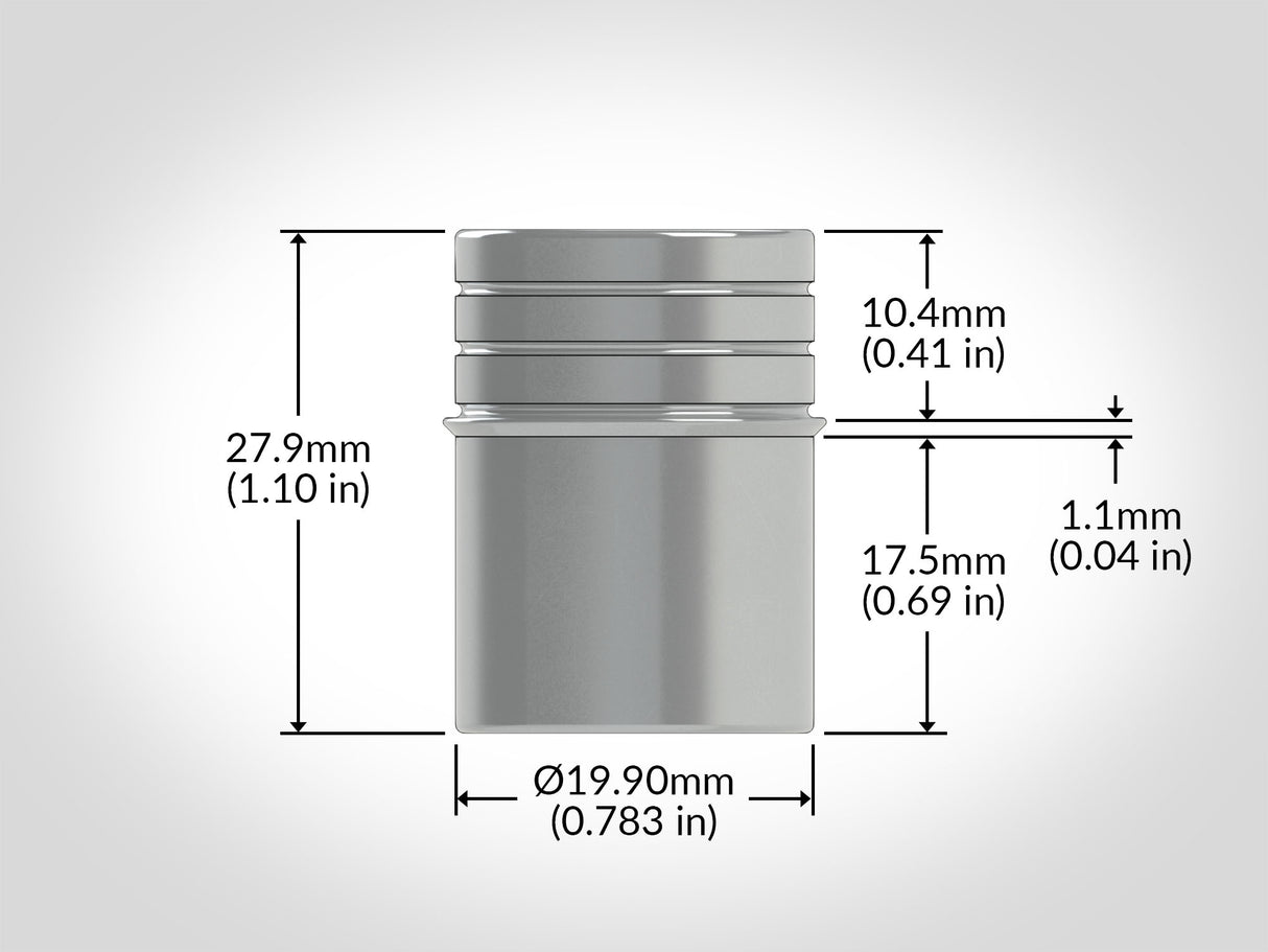 TSO Products Chamfer Bench Dog, Standard Fit, Small (Set of 2)