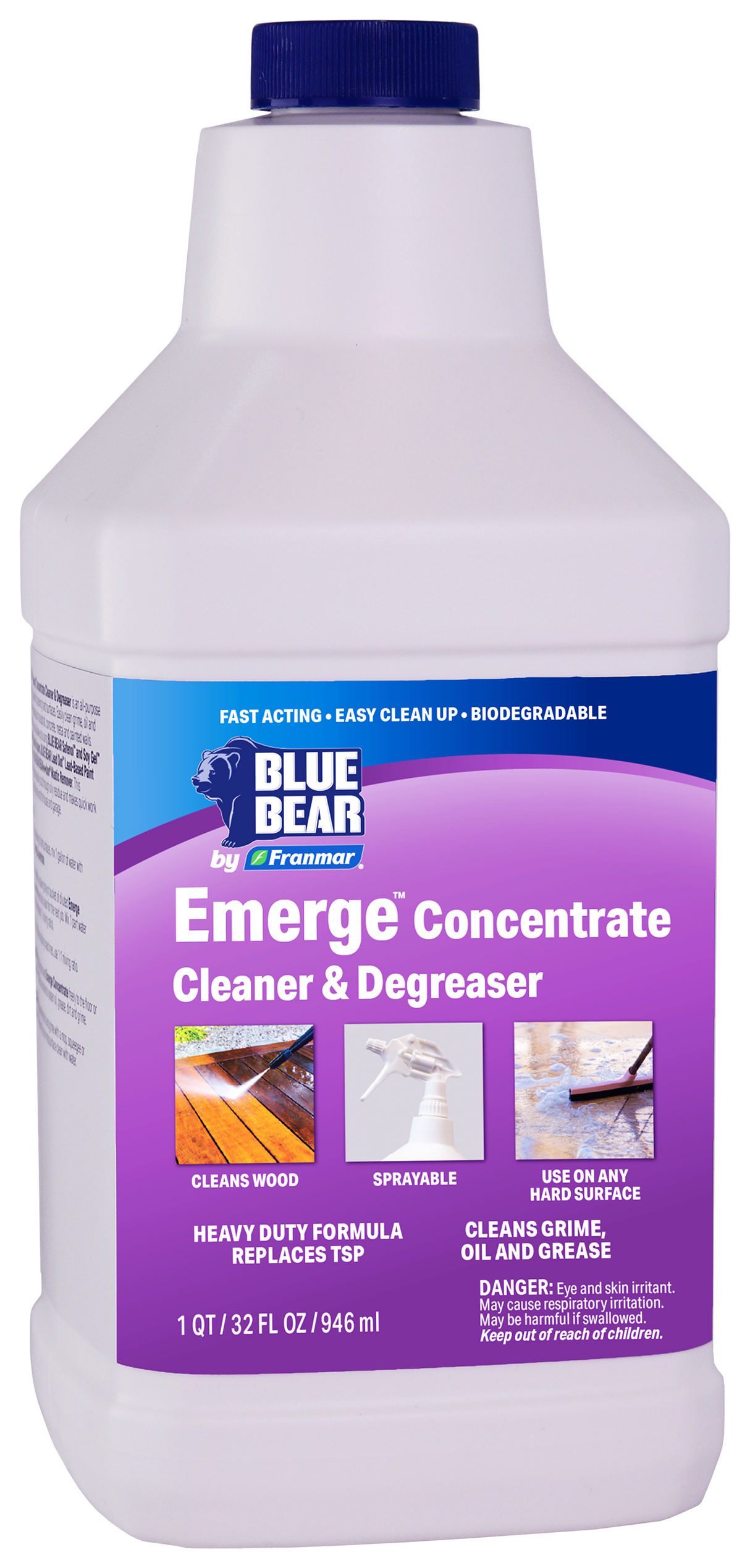Blue Bear Emerge Concentrate Cleaner and Degreaser