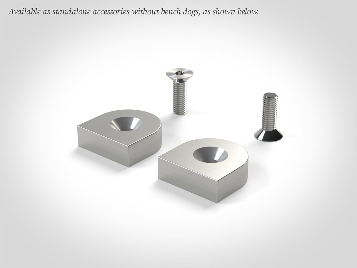 TSO Products Flat Face Bench Dogs - Pair