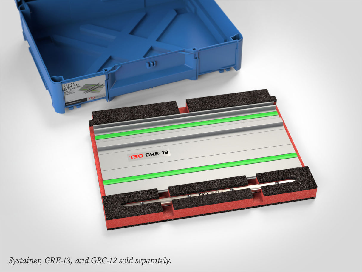 TSO Products GRE-13 Guide Rail Extension with Systainer Foam Insert