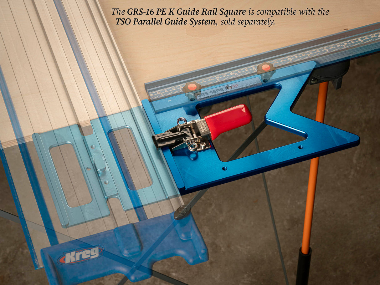 TSO Products GRS-16PE K, Guide Rail Square