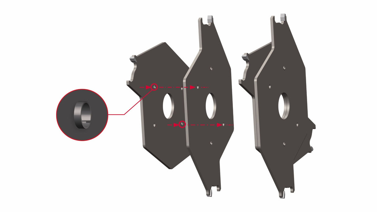 Freud 8"/207mm Locked Dado Set - 30mm Bore - GL20701M