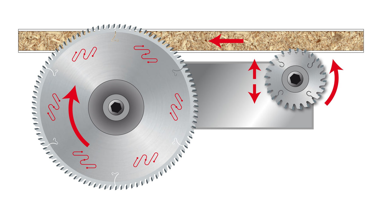 Freud Industrial Melamine Panel Circular Saw Blade - 250mm Diameter - 80 Tooth - 30mm Bore - LU3D 0401