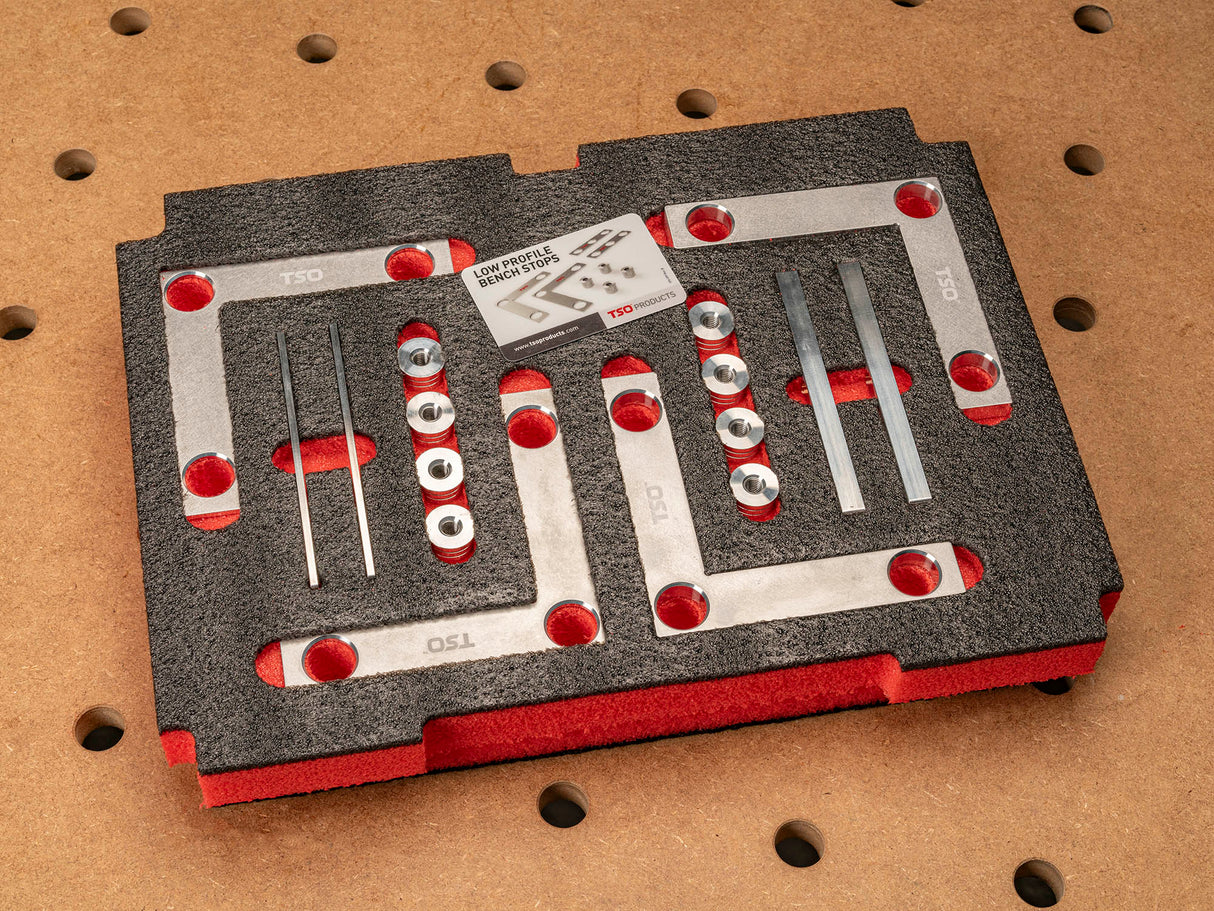 TSO Products Complete Bench Stop Bundle (Ultra Low & Low Profile Stops)