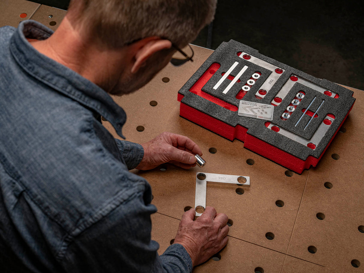 TSO Products Complete Bench Stop Bundle (Ultra Low & Low Profile Stops)