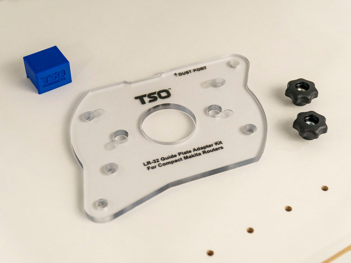 TSO Products LR 32 Guide Plate Adapter Kit for Makita Compact Routers