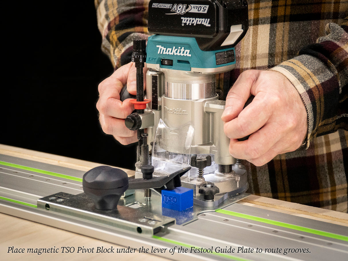 TSO Products LR 32 Guide Plate Adapter Kit for Makita Compact Routers