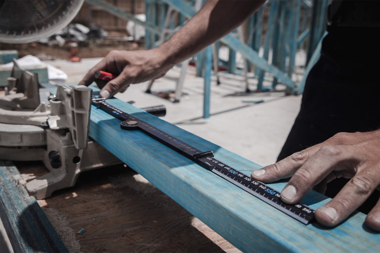 Pro Metric Tuff Rule Black - 600mm