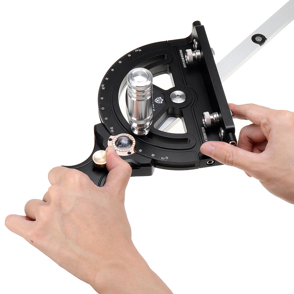 Precision Mitre Gauge Suits Standard Mitre Gauge Slots - By Hongdui Tools