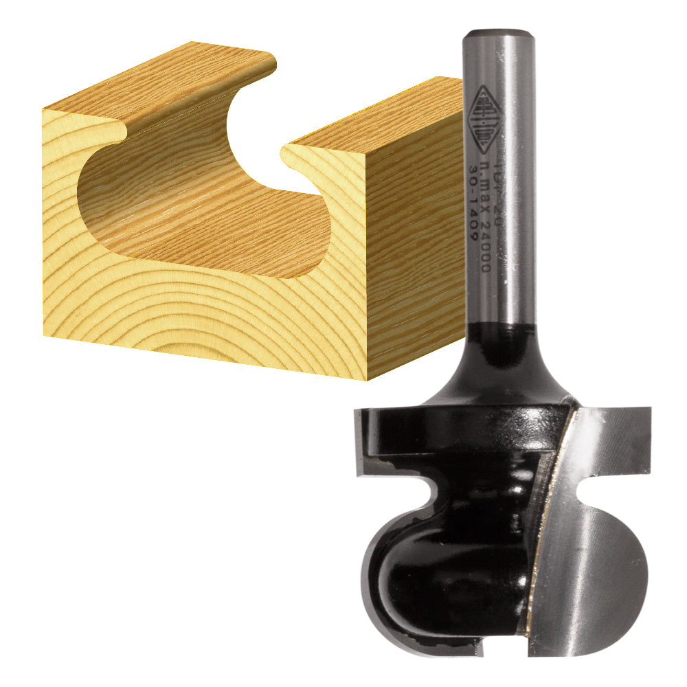Drawer Pull Router Bits Carbitool - 1/2" & 1/4" Shanks