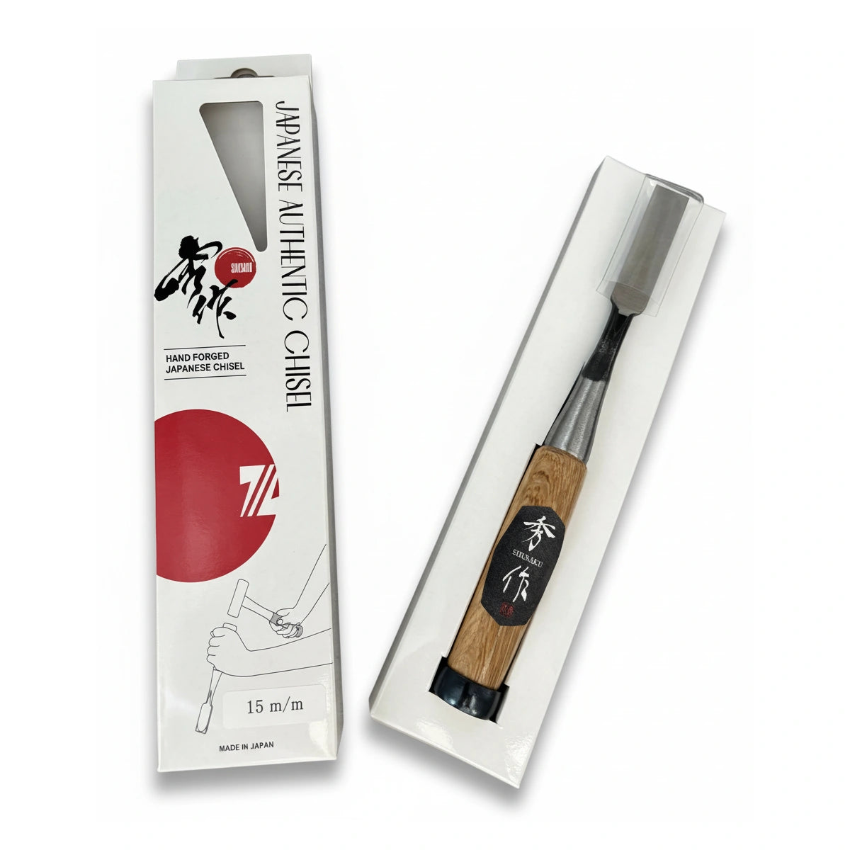 Shusaku Japanese Oire Chisels - Red Oak Handles