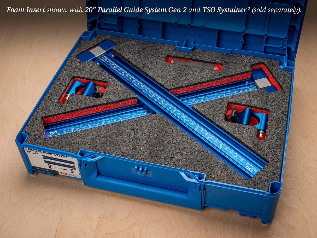 TSO Products Systainer Foam Insert for 20" Parallel Guide System Gen 2