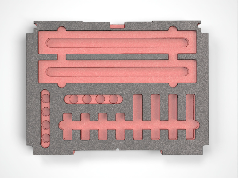 TSO Products TDS-13 and Chamfer Dog Foam Insert