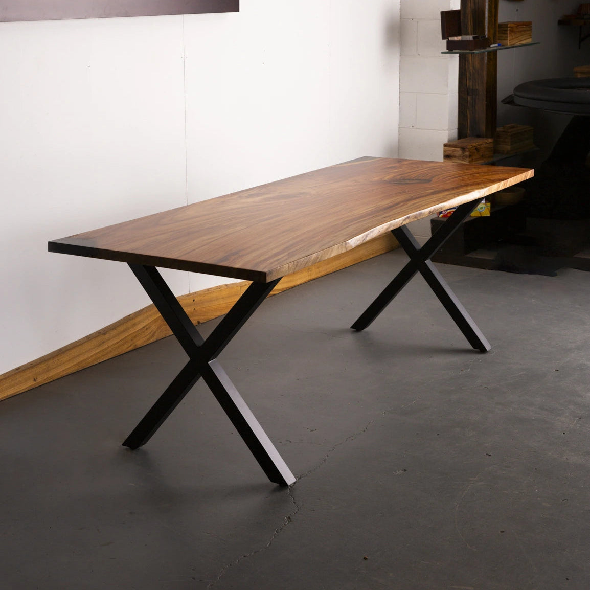 Cross Dining Table Legs 660x660x710mm - 50x50mm