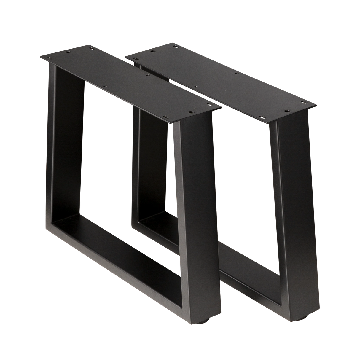 Trapezoid Coffee Table Legs Wide Bottom 430x500x410mm - 75x25mm