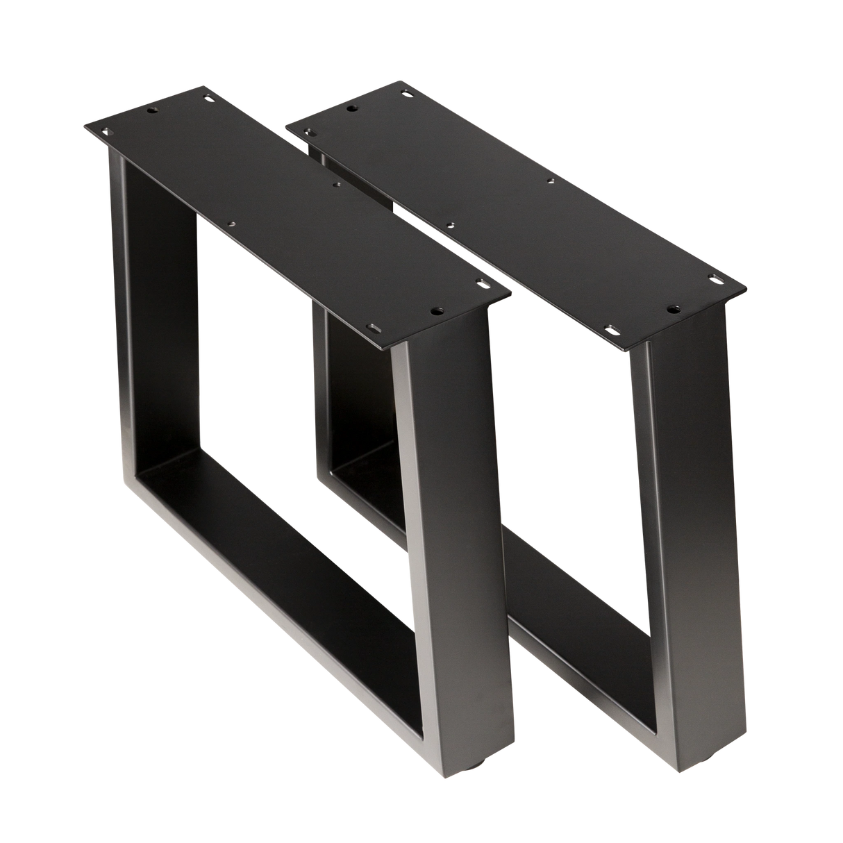 Trapezoid Coffee Table Legs Wide Bottom 430x500x410mm - 75x25mm