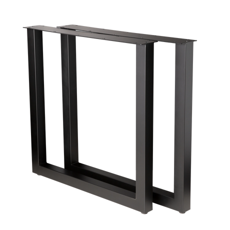 U Shape Dining Table Legs 710x710x710mm - 50x50mm