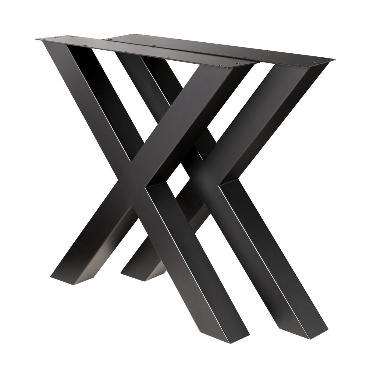 Cross Dining Table Legs Heavy Duty 710x710x710mm - 80x80mm