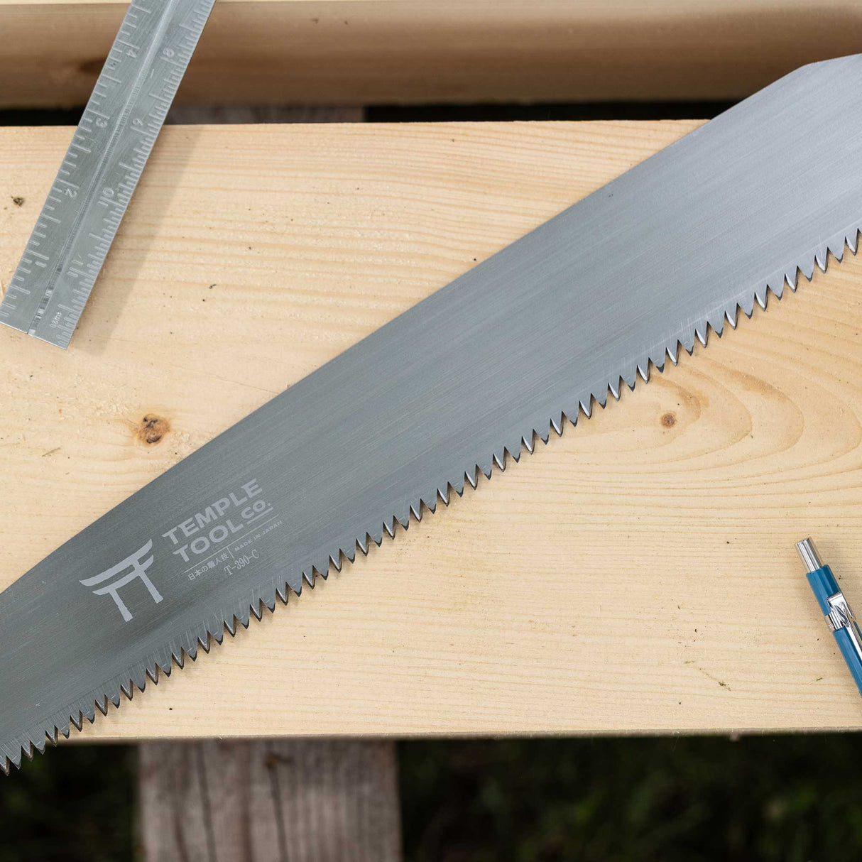 Temple Tool Co Japanese Timber Framing Saw | Crosscut | 390mm