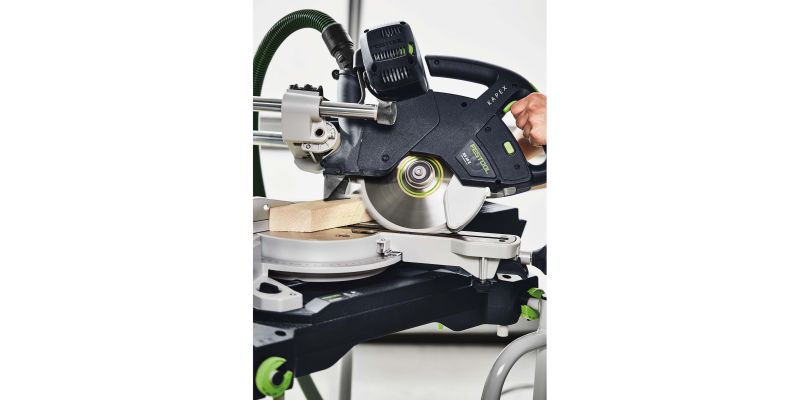 KS 60 KAPEX 216mm Slide Compound Mitre Saw with LED Spotlight Set - KS 60 E-UG Set