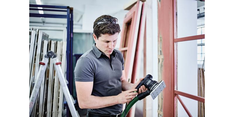 RTS 400 REQ 80 x 133mm Orbital 1/4 Sheet Sander in Systainer - RTS 400 REQ-Plus