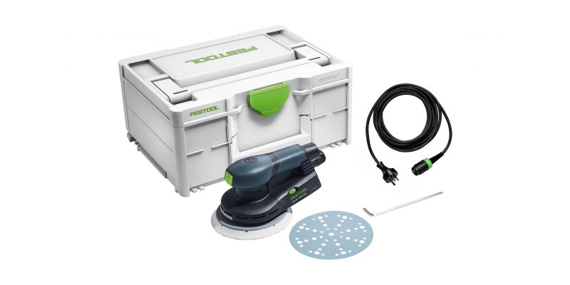 ETS EC 150mm Brushless Random Orbital 3mm Sander in Systainer - ETS EC150/3 EQ-Plus