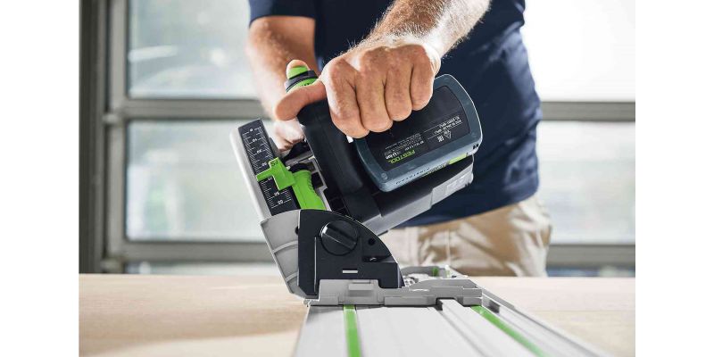 TSC 55K 18V 160mm Cordless Plunge Saw 5.2Ah XL Set in Systainer with 1400mm Rail - TSC 55KEBI-Plus/XL-FS