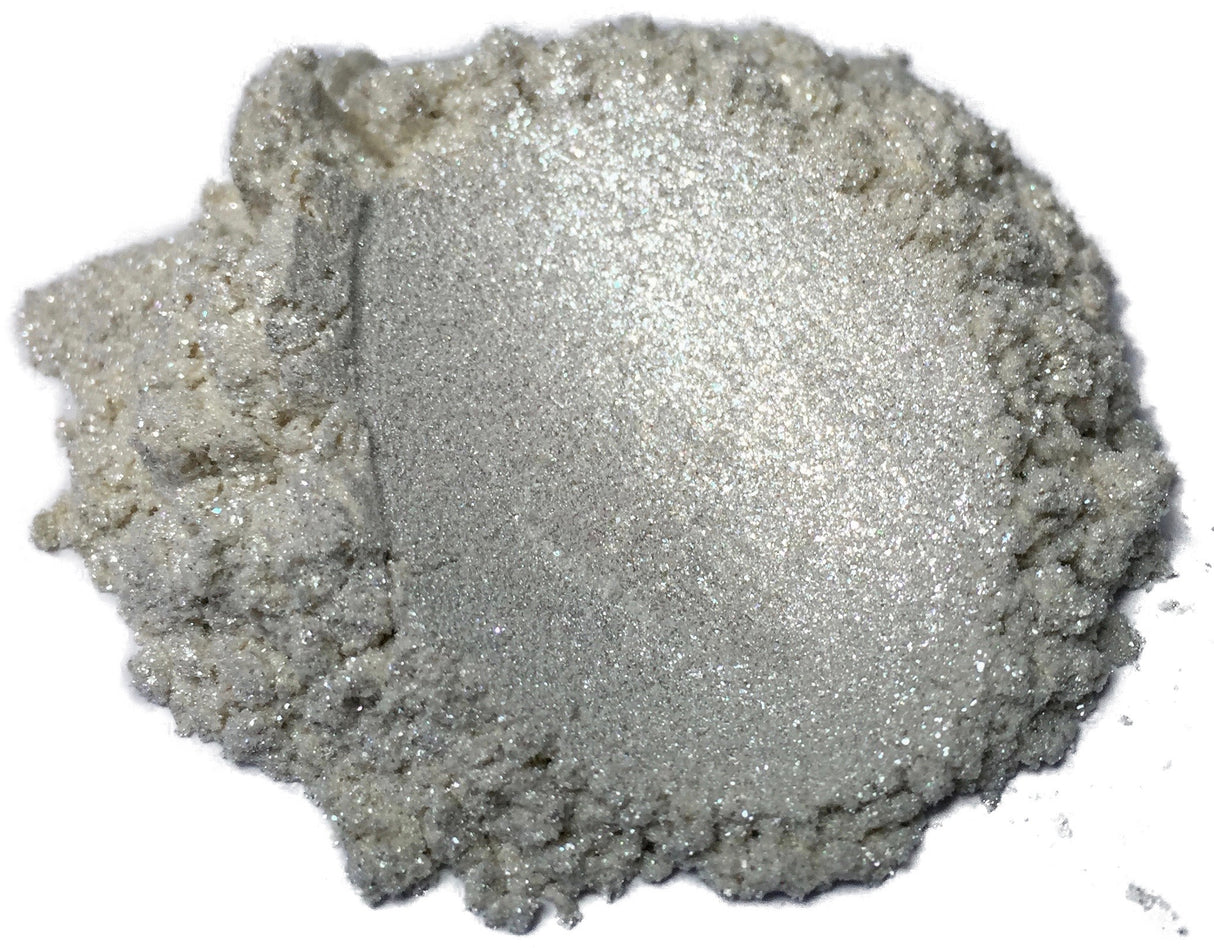 Diamond Silver Pearl Pigment Powder | Black Diamond Pigments
