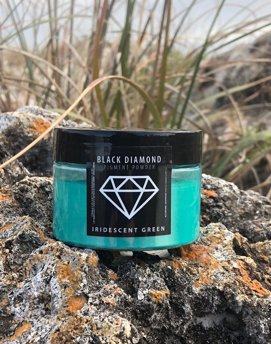 Iridescent Green Pigment Powder | Black Diamond Pigments