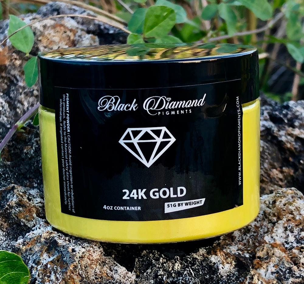 24k Gold Pigment Powder | Black Diamond Pigments