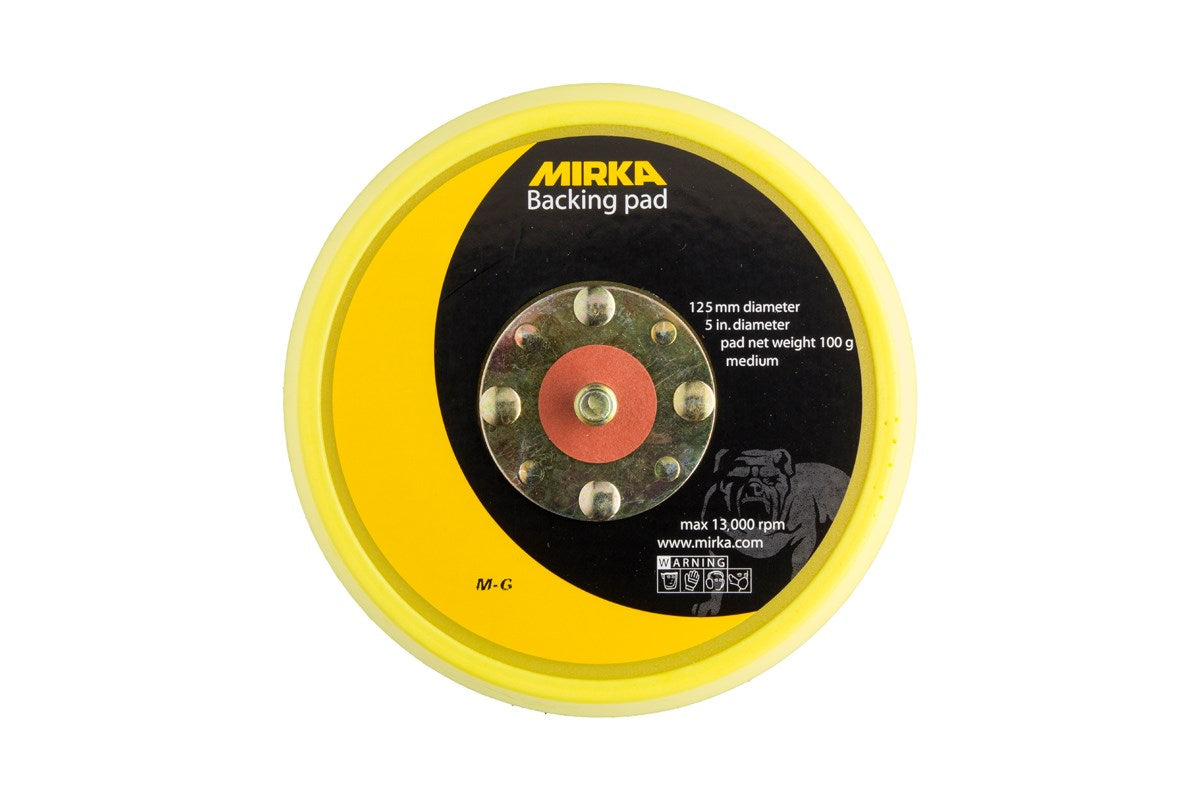 Mirka Backing Pad To Suit Mirka DEROS Sander 125mm 5 28H Hard Mirka Backing Pad To Suit Mirka DEROS Sander 125mm 5 28H Hard