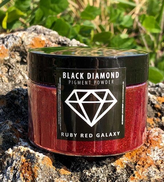 Ruby Red Glitter Pigment Powder | Black Diamond Pigments