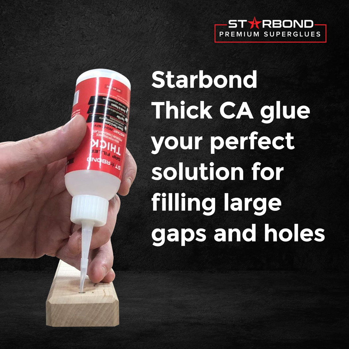 Starbond CA Super Glue Clear Bundle - 473ml/16oz Thin, Medium, Thick and 473ml/16 oz. Pump Accelerator Bundle
